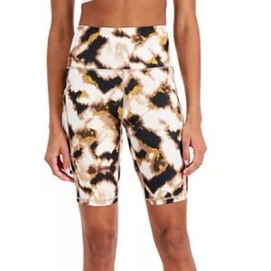 ID Ideology Blur Biker Shorts, short blur chocolate